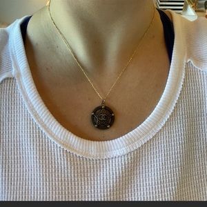 Chanel Button Necklace